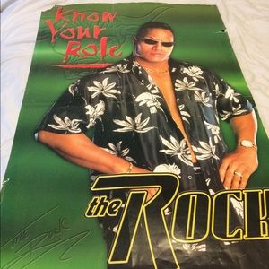 WWF Wall Poster “The Rock”
